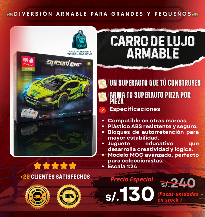Carro de Lujo Armable
