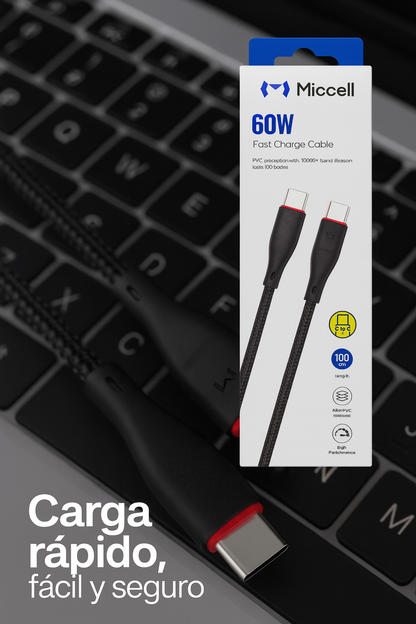 Cable de carga rápida de 60W - Miccell