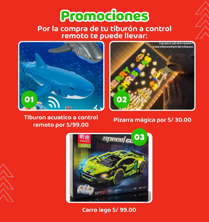 Tiburón a Control Remoto