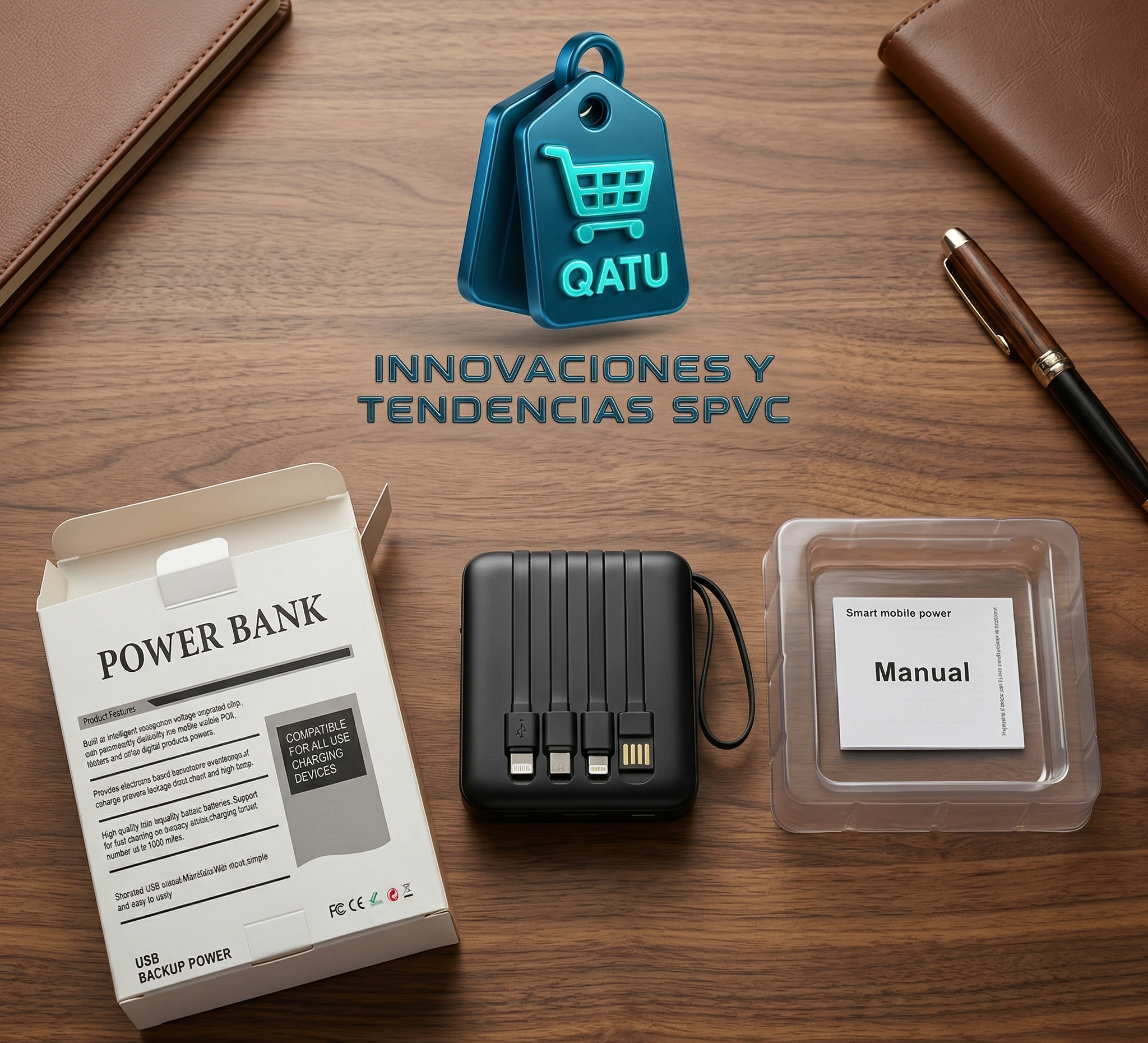 Power Bank Multipuntas de 2000 mAh