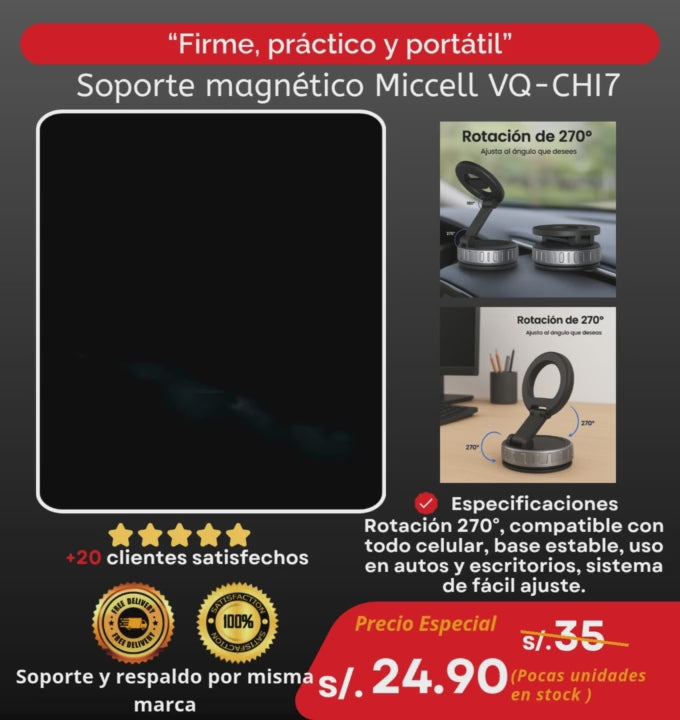 Soporte para celular magnético